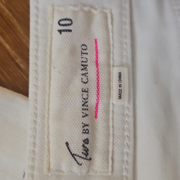 VINCE CAMUTO TWO BE Women's White Jeans - Picture 6 of 7